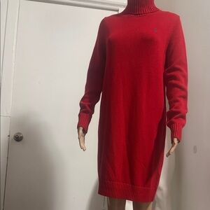 Polo by Ralph Lauren Red Sweater Dress